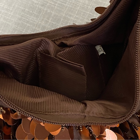 Brown and bronze sequin Y2K purse - Picture 3 of 3